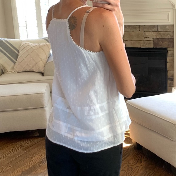 ANN TAYLOR LOFT Size XSP White Blouse - Picture 4 of 15